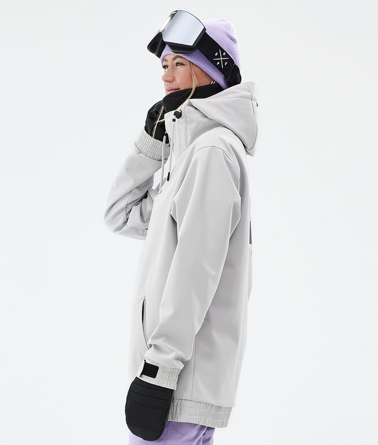 Dope Yeti W Snowboardjacke Damen Silhouette Light Grey