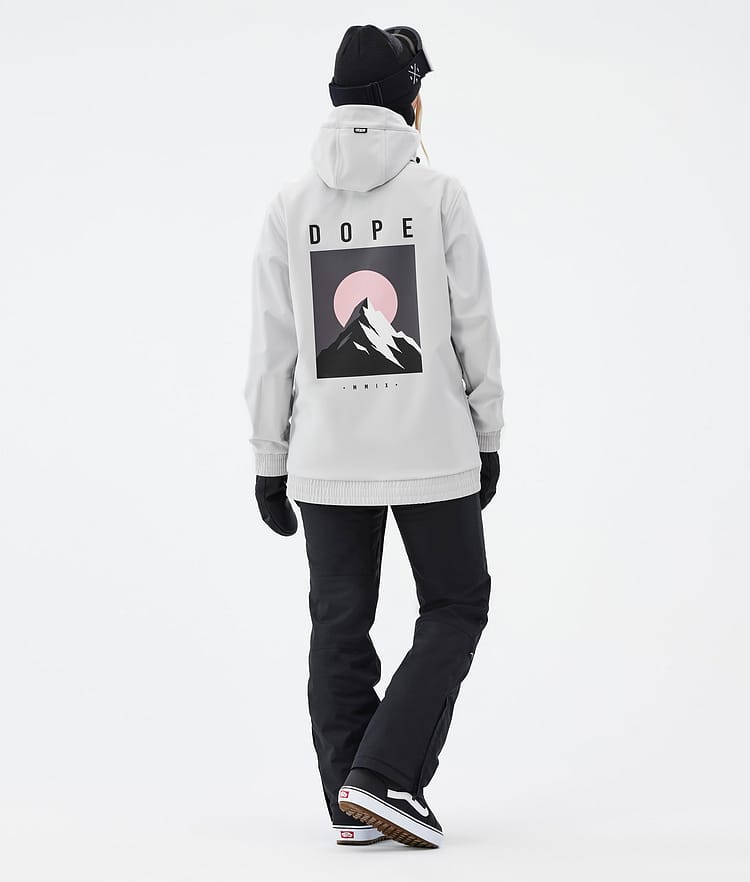 Dope Yeti W Snowboardjacke Damen Aphex Light Grey