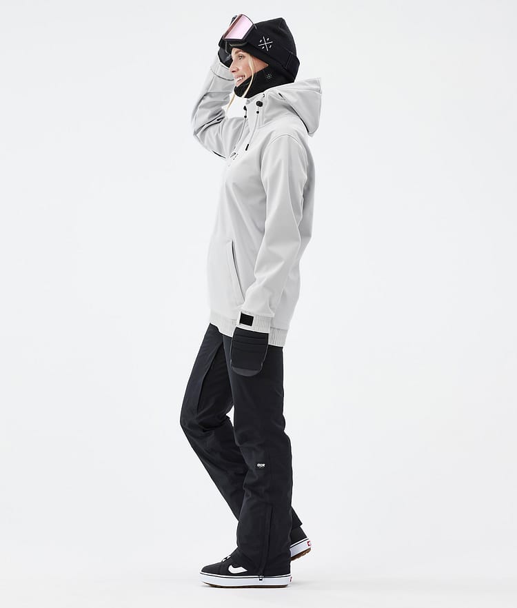 Dope Yeti W Snowboardjacke Damen Aphex Light Grey