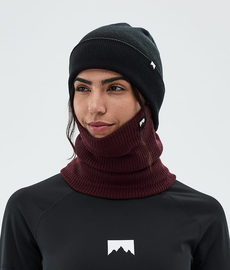 Montec Classic Knitted Schlauchtuch Burgundy, Bild 3 von 3
