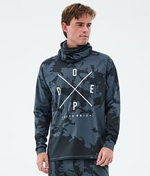 Dope Snuggle Funktionsshirt Herren 2X-Up Metal Blue Camo