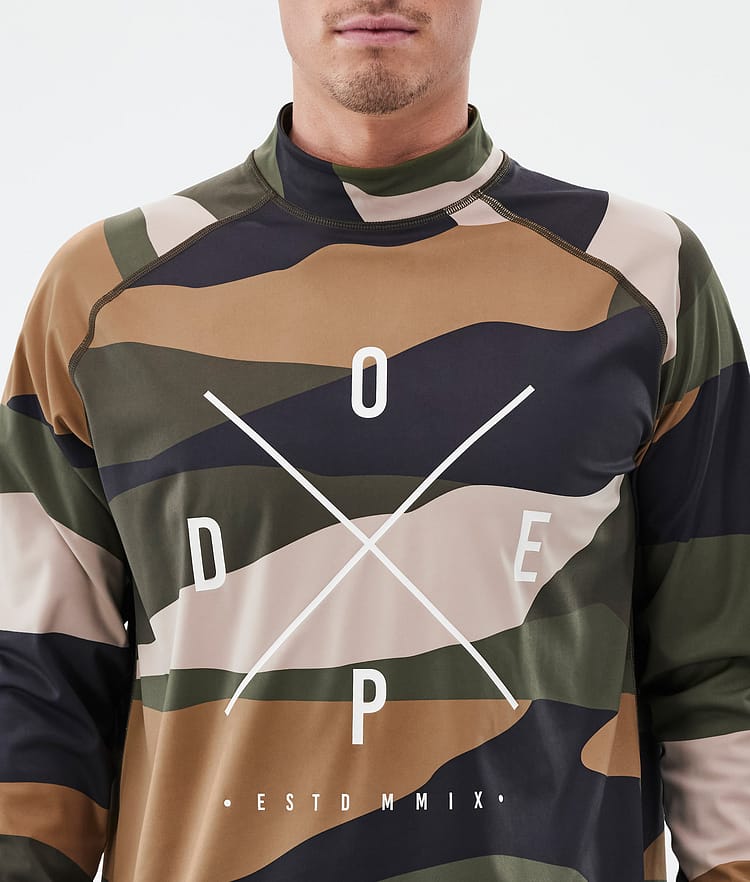Dope Snuggle Funktionsshirt Herren 2X-Up Shards Gold Green, Image 6 of 7