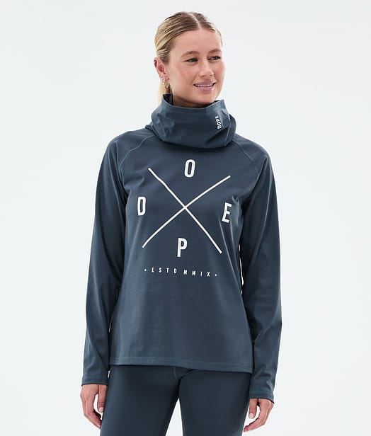 Dope Snuggle W Funktionsshirt Damen 2X-Up Metal Blue