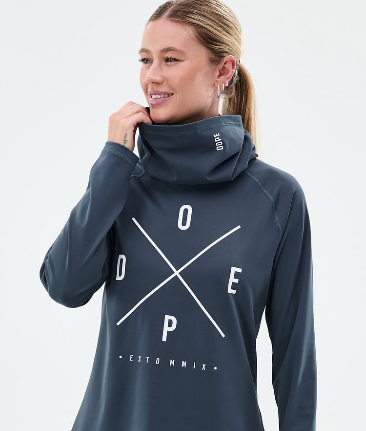 Dope Snuggle W Funktionsshirt Damen 2X-Up Metal Blue, Bild 2 von 7