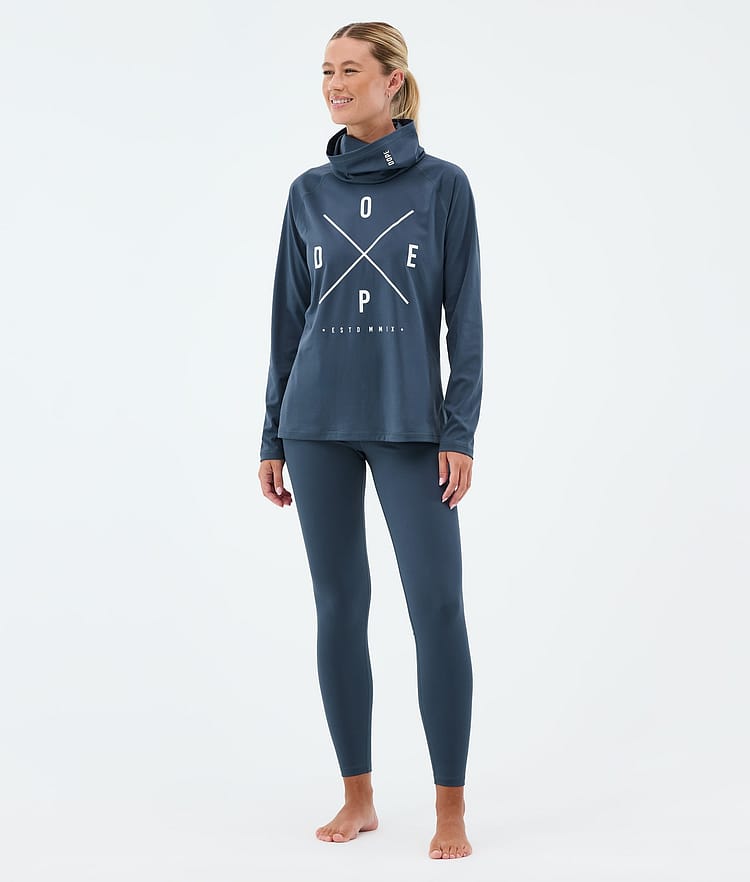 Dope Snuggle W Funktionsshirt Damen 2X-Up Metal Blue, Image 3 of 7