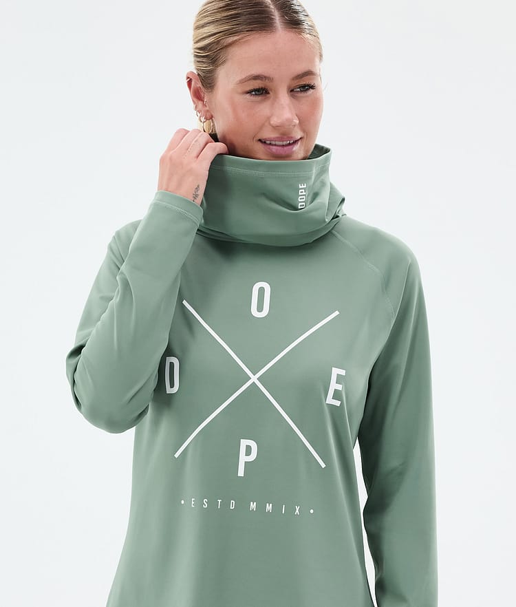 Dope Snuggle W Funktionsshirt Damen 2X-Up Faded Green, Bild 2 von 7
