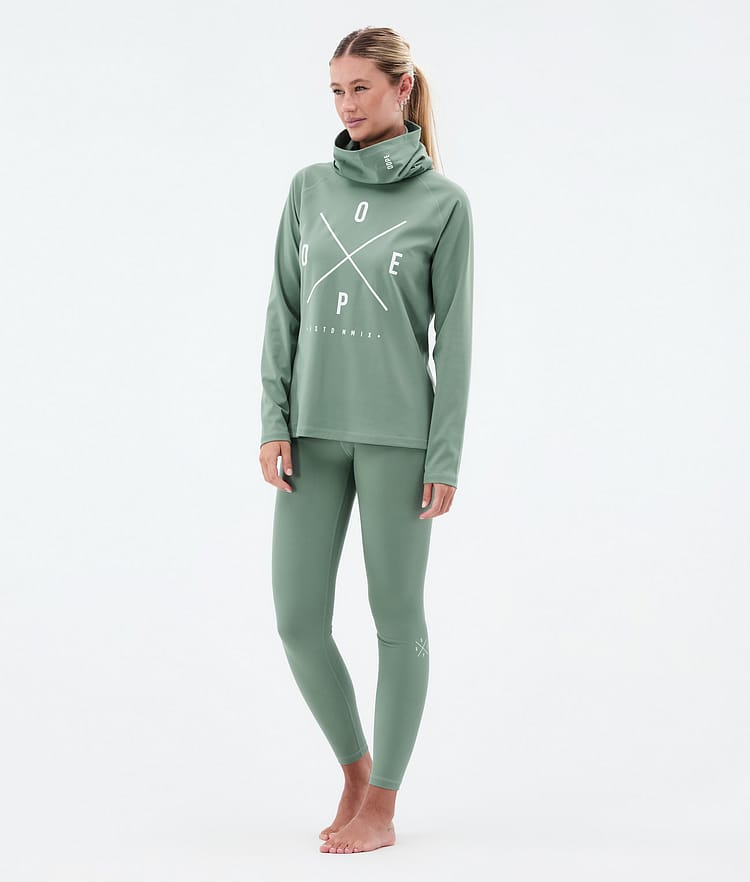 Dope Snuggle W Funktionsshirt Damen 2X-Up Faded Green, Bild 3 von 7