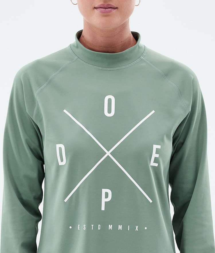 Dope Snuggle W Funktionsshirt Damen 2X-Up Faded Green, Bild 6 von 7