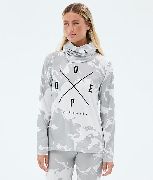 Dope Snuggle W Funktionsshirt Damen Grey Camo