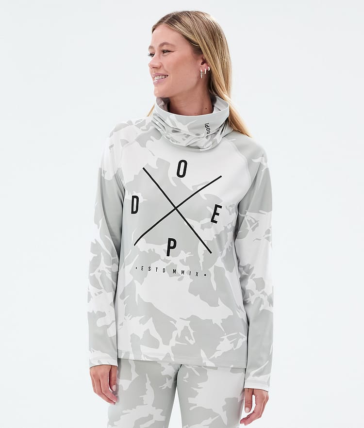 Dope Snuggle W Funktionsshirt Damen 2X-Up Grey Camo, Bild 1 von 6