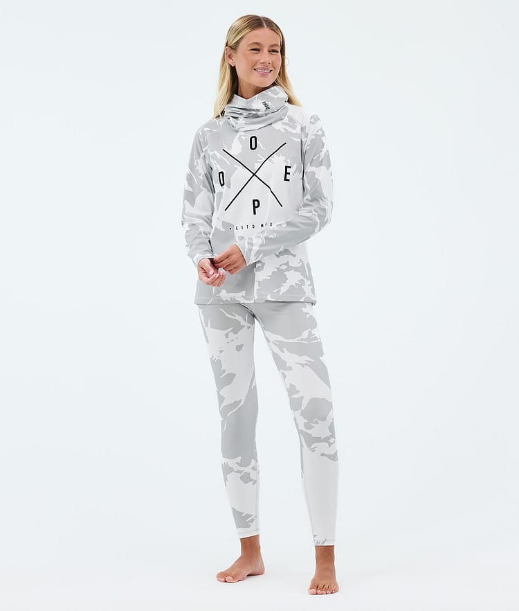 Dope Snuggle W Funktionsshirt Damen 2X-Up Grey Camo, Bild 3 von 7