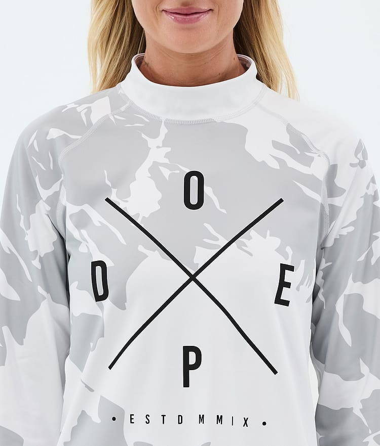 Dope Snuggle W Funktionsshirt Damen 2X-Up Grey Camo, Bild 6 von 7