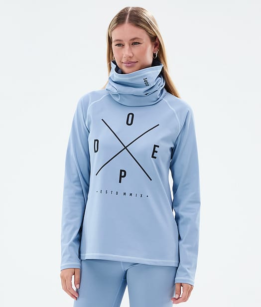 Dope Snuggle W Funktionsshirt Damen 2X-Up Light Blue