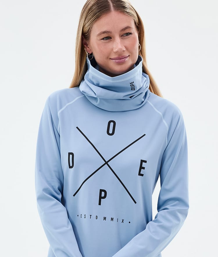 Dope Snuggle W Funktionsshirt Damen 2X-Up Light Blue, Bild 2 von 7