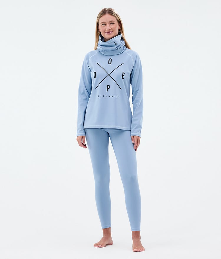 Dope Snuggle W Funktionsshirt Damen 2X-Up Light Blue, Bild 3 von 7