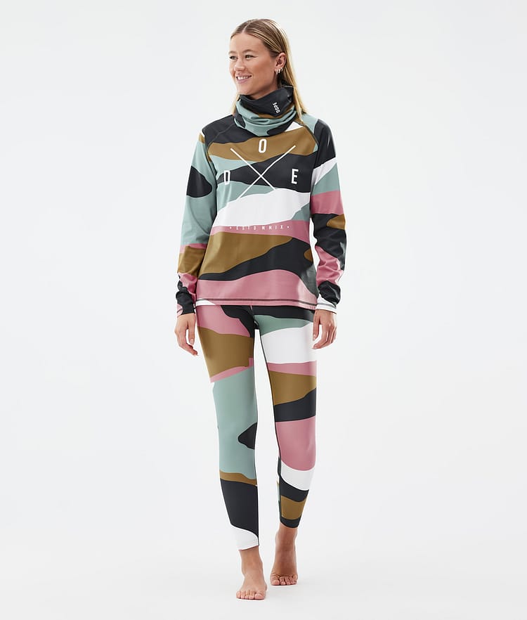 Dope Snuggle W Funktionsshirt Damen 2X-Up Shards Gold Muted Pink, Image 3 of 7