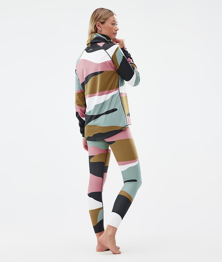 Dope Snuggle W Funktionsshirt Damen 2X-Up Shards Gold Muted Pink, Image 4 of 7