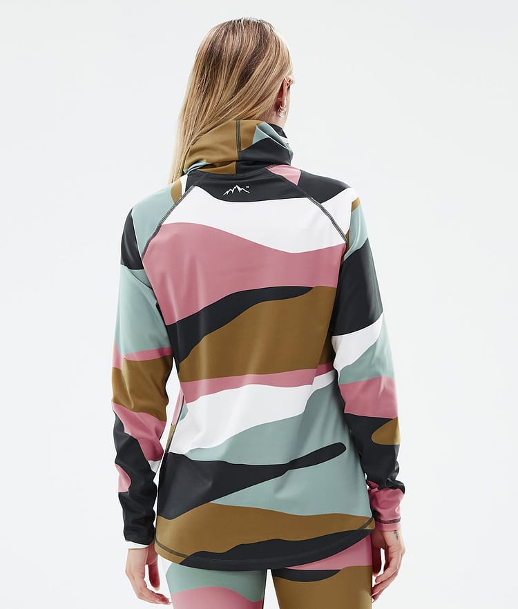Dope Snuggle W Funktionsshirt Damen 2X-Up Shards Gold Muted Pink, Image 5 of 7