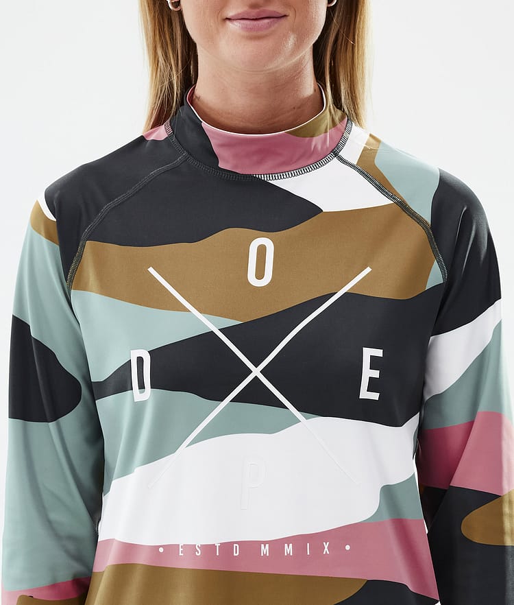 Dope Snuggle W Funktionsshirt Damen 2X-Up Shards Gold Muted Pink, Image 6 of 7