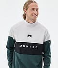 Montec Alpha Funktionsshirt Herren Light Grey/Black/Dark Atlantic
