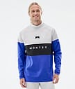 Montec Alpha Funktionsshirt Herren Light Grey/Black/Cobalt Blue