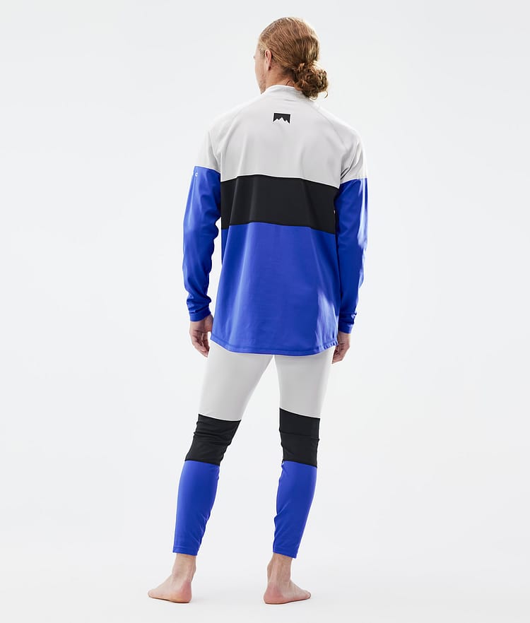 Montec Alpha Funktionsshirt Herren Light Grey/Black/Cobalt Blue, Image 4 of 6