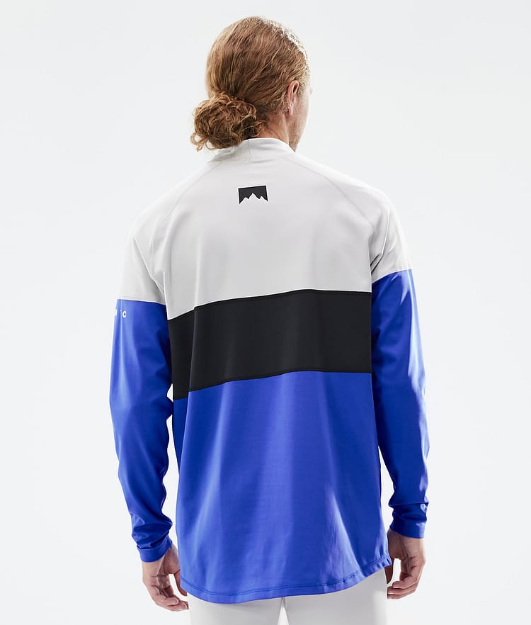 Montec Alpha Funktionsshirt Herren Light Grey/Black/Cobalt Blue, Bild 5 von 6
