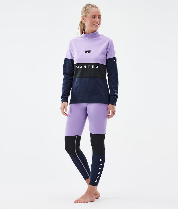 Montec Alpha W Funktionsshirt Damen Faded Violet/Black/Dark Blue