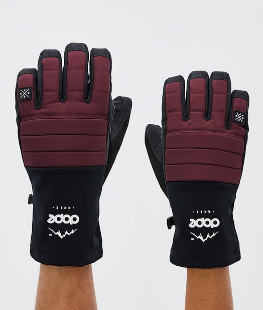 Dope Ace 24 Skihandschuhe Burgundy