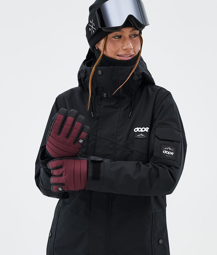 Dope Ace 24 Skihandschuhe Burgundy, Bild 3 von 5
