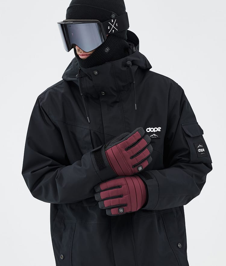 Dope Ace 24 Skihandschuhe Burgundy, Bild 4 von 5