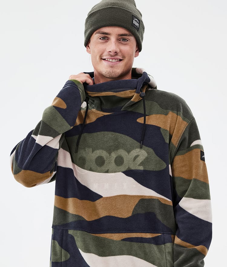 Dope Cozy II Fleece Hoodie Herren Shards Gold Green