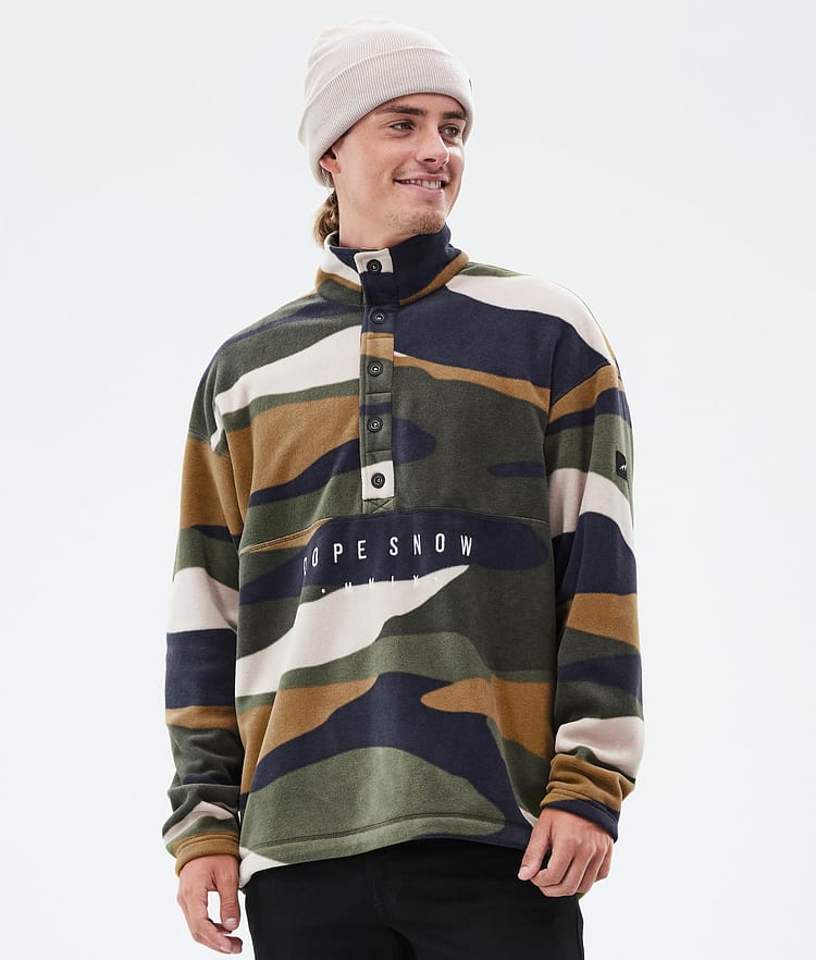Dope Comfy Fleecepullover Herren Shards Gold Green, Bild 1 von 6
