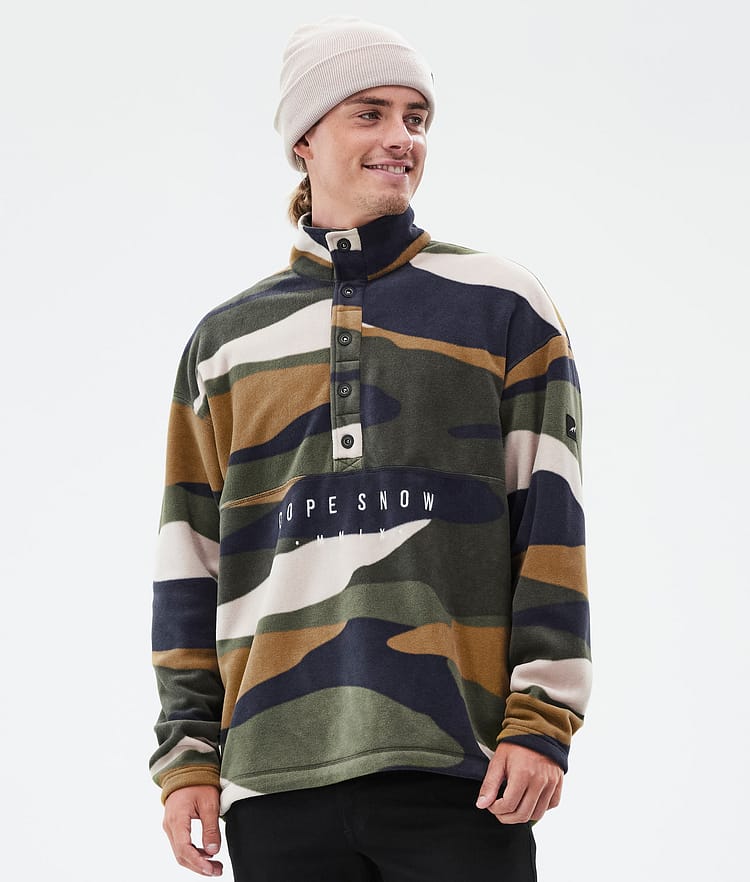 Dope Comfy Fleecepullover Herren Shards Gold Green