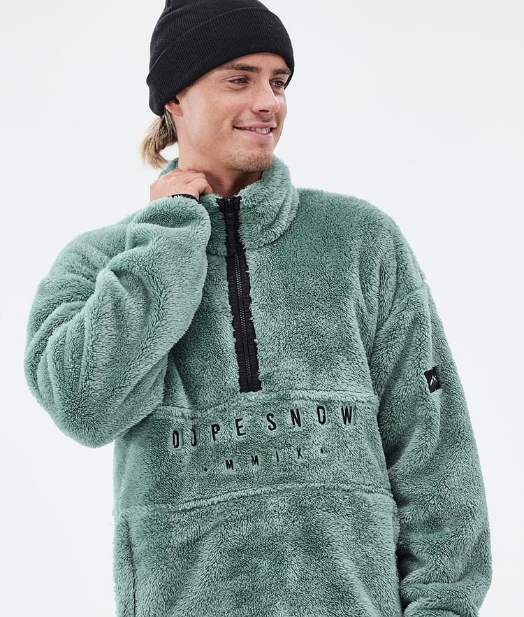 Dope Pile Fleecepullover Herren Faded Green