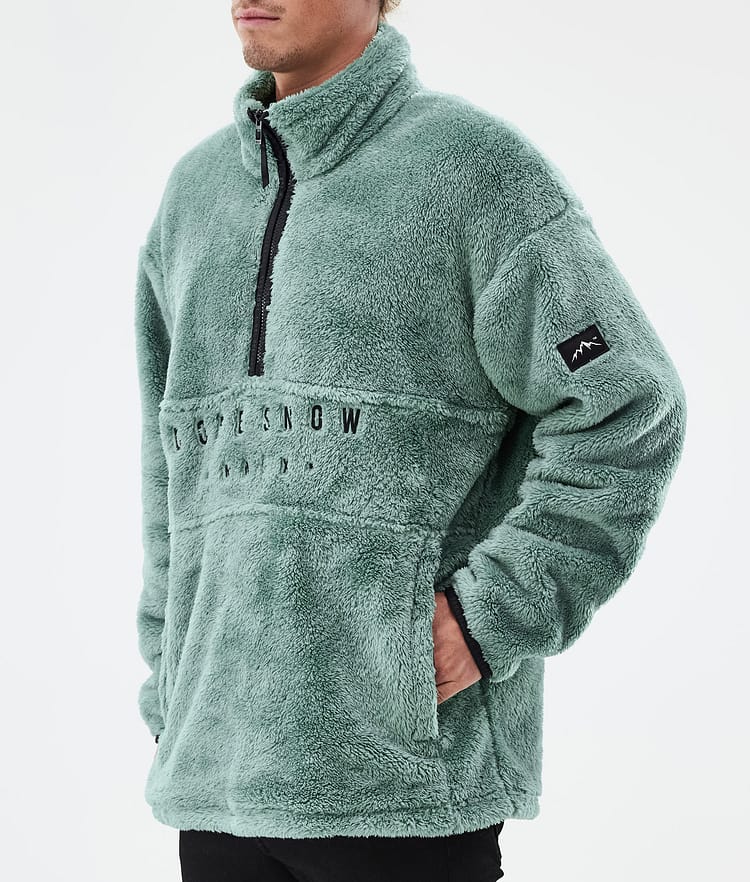 Dope Pile Fleecepullover Herren Faded Green