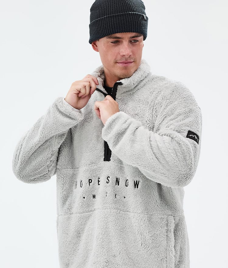 Dope Pile Fleecepullover Herren Light Grey Renewed, Bild 2 von 7