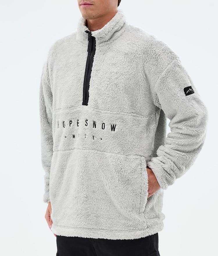 Dope Pile Fleecepullover Herren Light Grey Renewed, Bild 7 von 7
