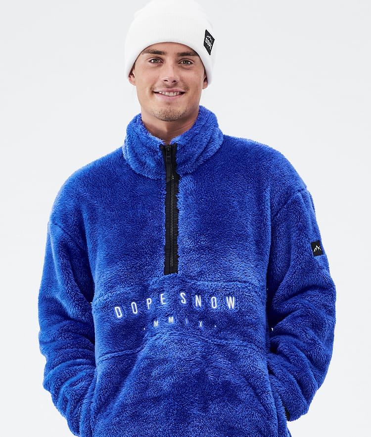 Dope Pile Fleecepullover Herren Cobalt Blue