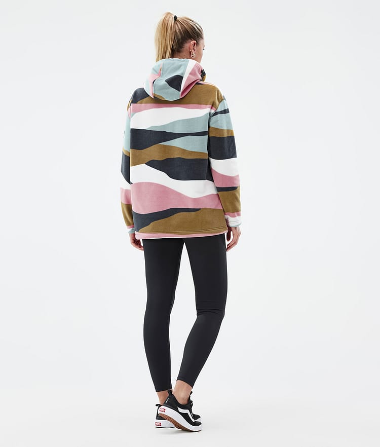 Dope Cozy II W Fleece Hoodie Damen Shards Gold Muted Pink, Bild 4 von 7