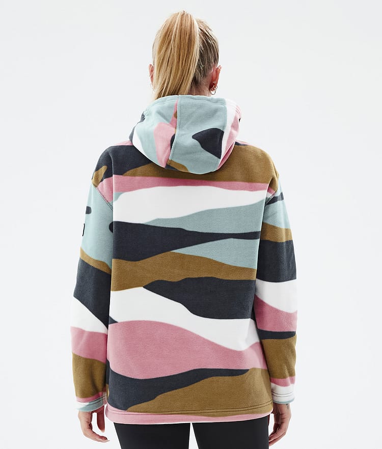 Dope Cozy II W Fleece Hoodie Damen Shards Gold Muted Pink, Bild 6 von 7