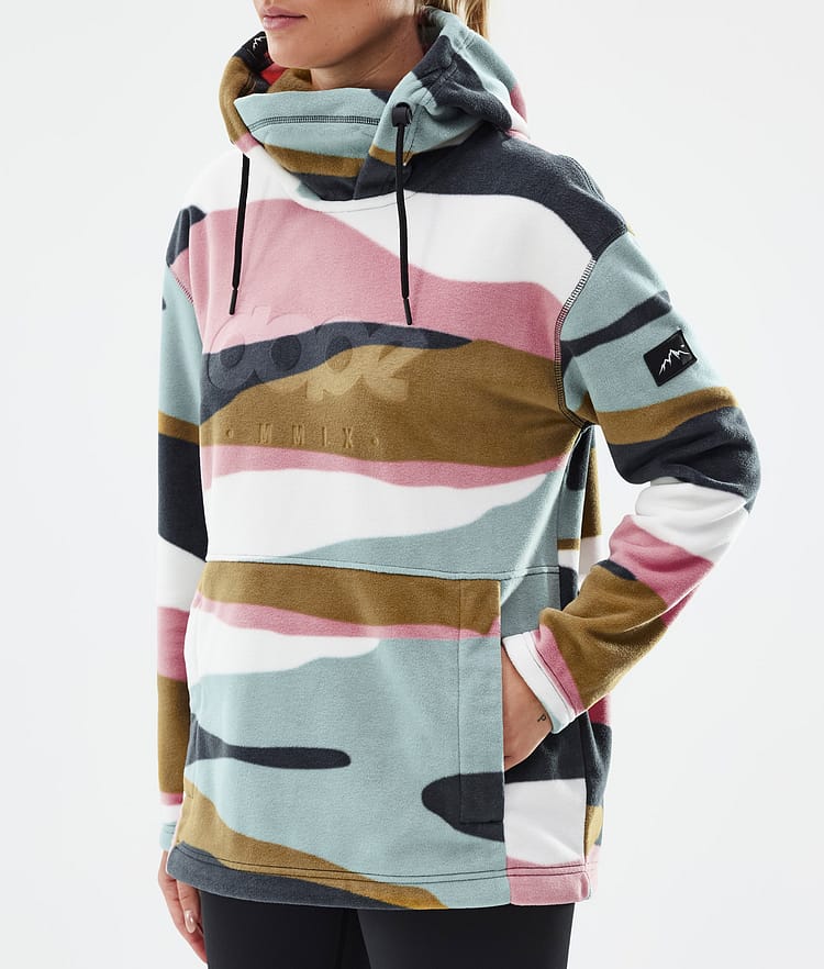 Dope Cozy II W Fleece Hoodie Damen Shards Gold Muted Pink, Bild 7 von 7