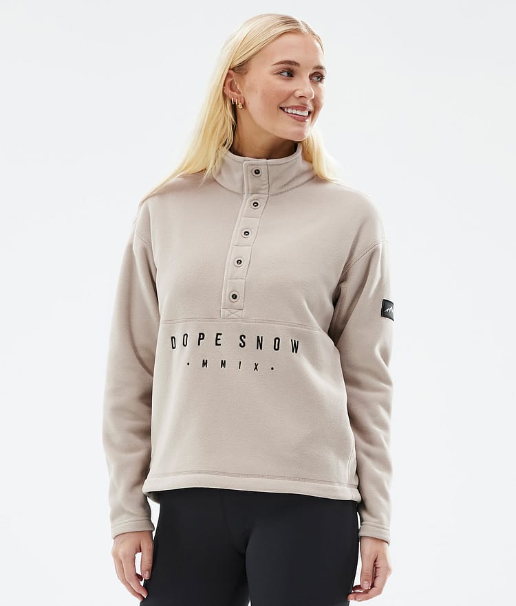 Dope Comfy W Fleecepullover Damen Sand