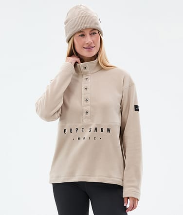 Dope Comfy W Fleecepullover Damen Sand