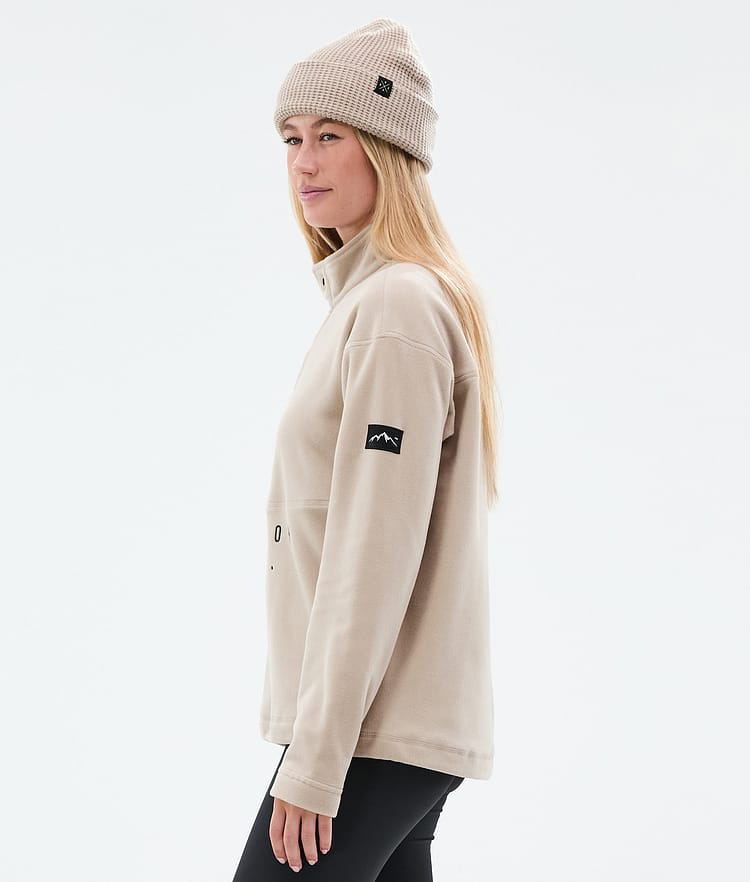 Dope Comfy W Fleecepullover Damen Sand, Bild 5 von 6