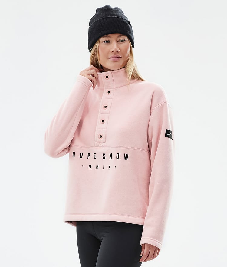 Dope Comfy W Fleecepullover Damen Soft Pink