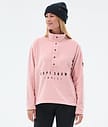 Dope Comfy W Fleecepullover Damen Soft Pink