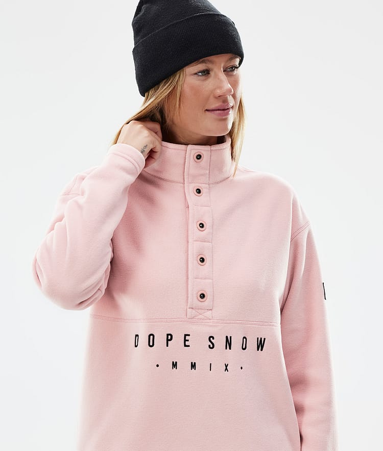 Dope Comfy W Fleecepullover Damen Soft Pink