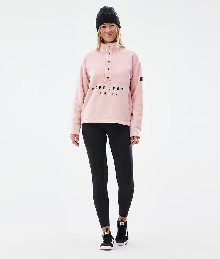 Dope Comfy W Fleecepullover Damen Soft Pink