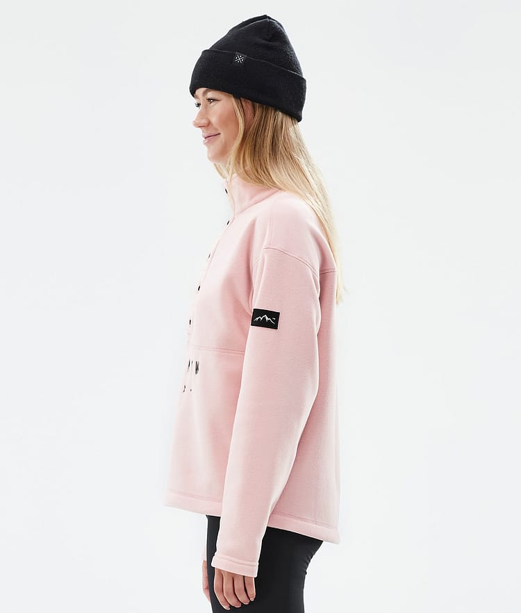 Dope Comfy W Fleecepullover Damen Soft Pink